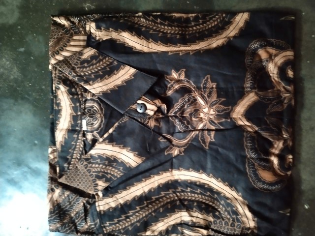 Kemeja Batik Pria Lengan Panjang Size M L Xl Xxl Bswart Batik Hrb026