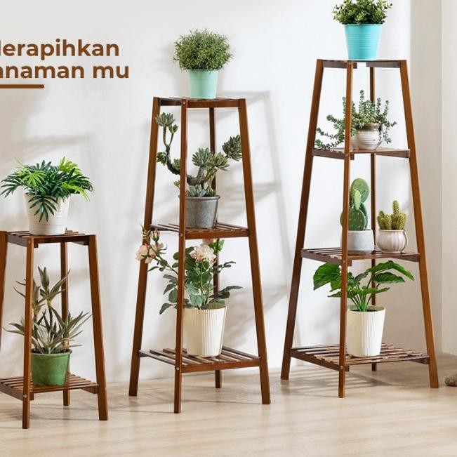 Rak Tanaman Hias Besi Anti Karat Standing Pot Bertingkat 4 Tingkat Coffe 2 Tingkat Mjn Shopee Indonesia