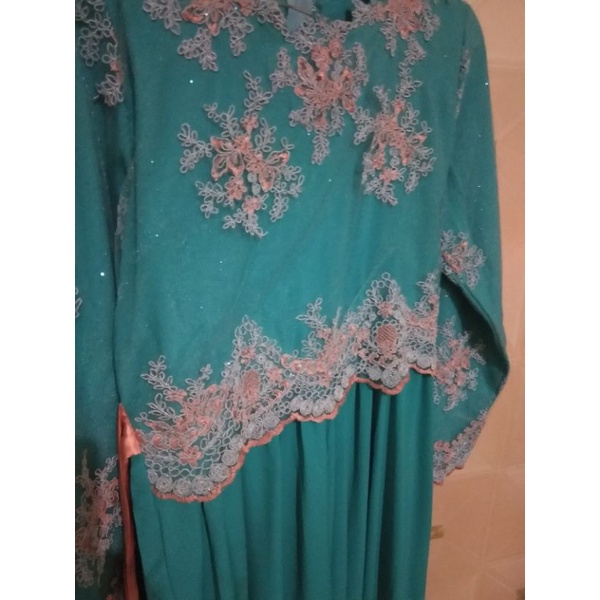 pl gamis pesta brokat