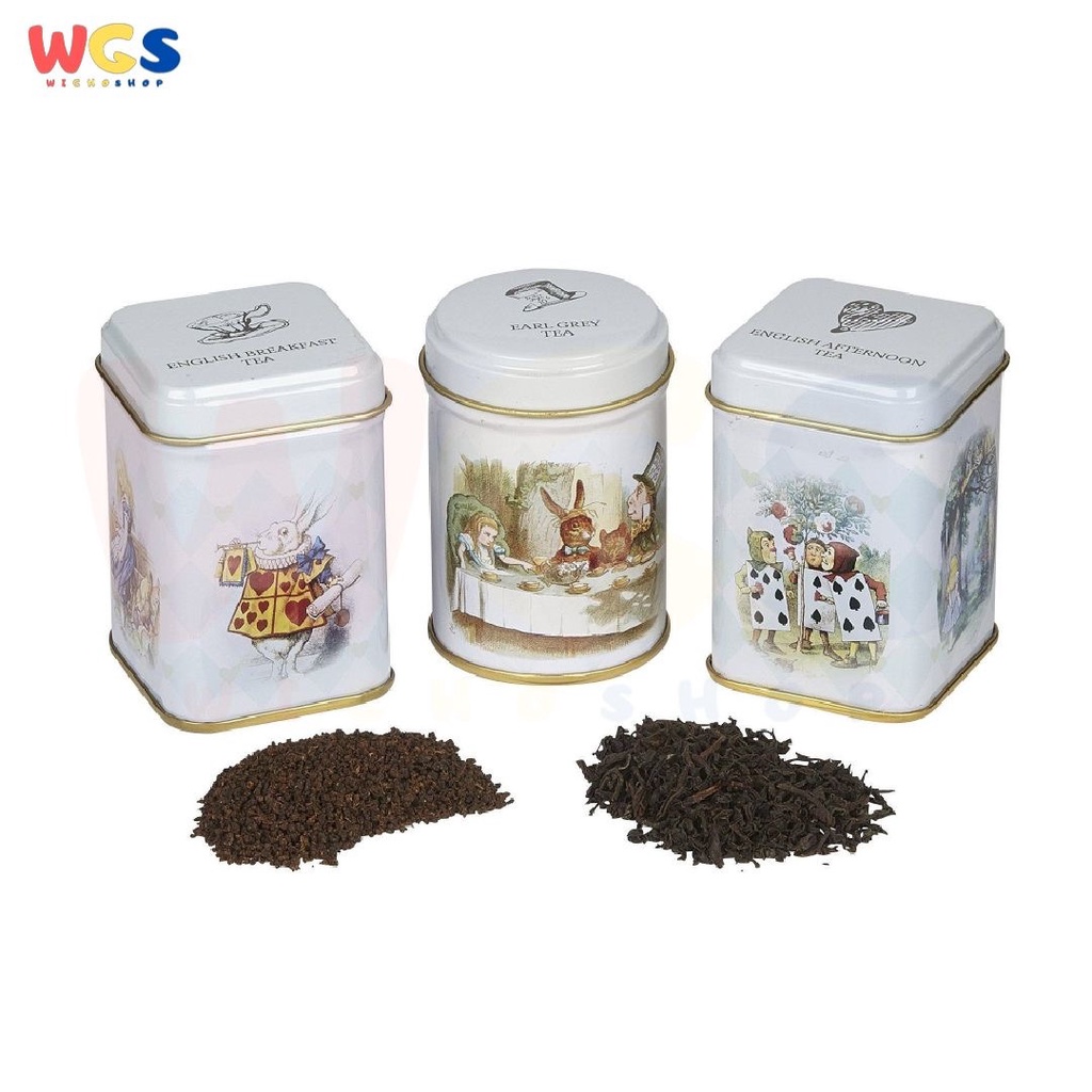 New English Teas Alice in Worderland Mini Tea Tins Set Loose Leaf 70g