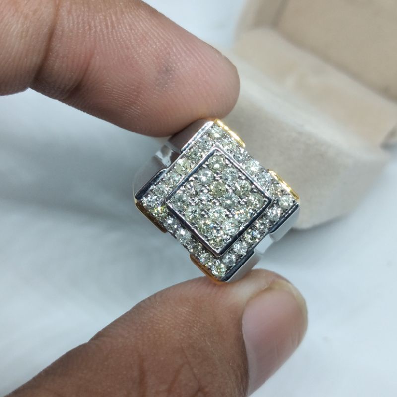 cincin pria berlian eropa + memo