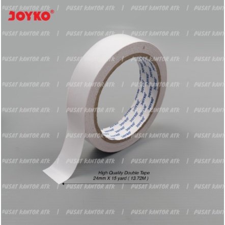 Jual Double Tape Joyko 24mm X 15 Ard | Double Tape 24 Mm X 15 Yard 1 ...