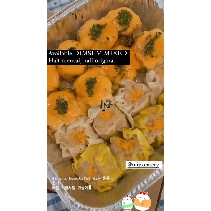 

Dimsum Siomay Mentai Mixed / Dimsum Cake / Original dan Mentai.
