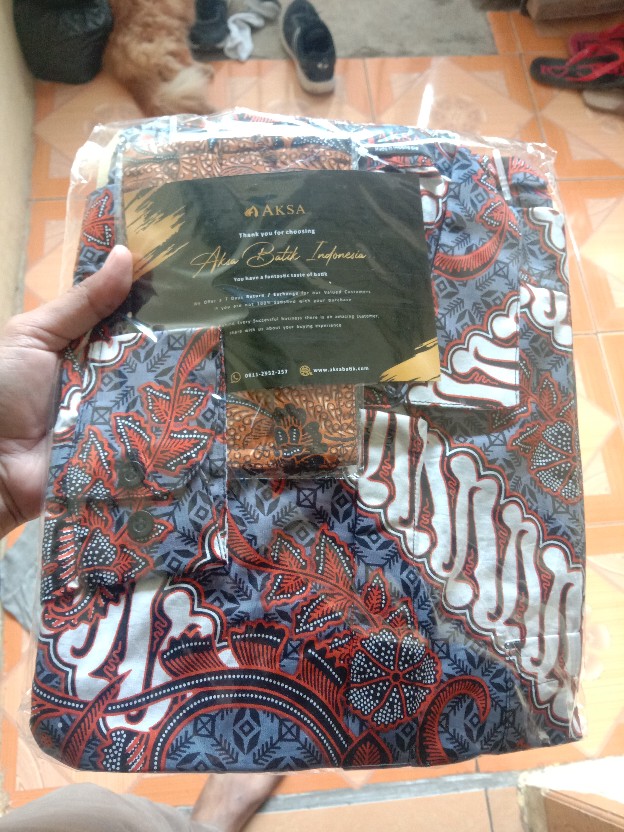 Kemeja Panjang Aksa Batik Leonard