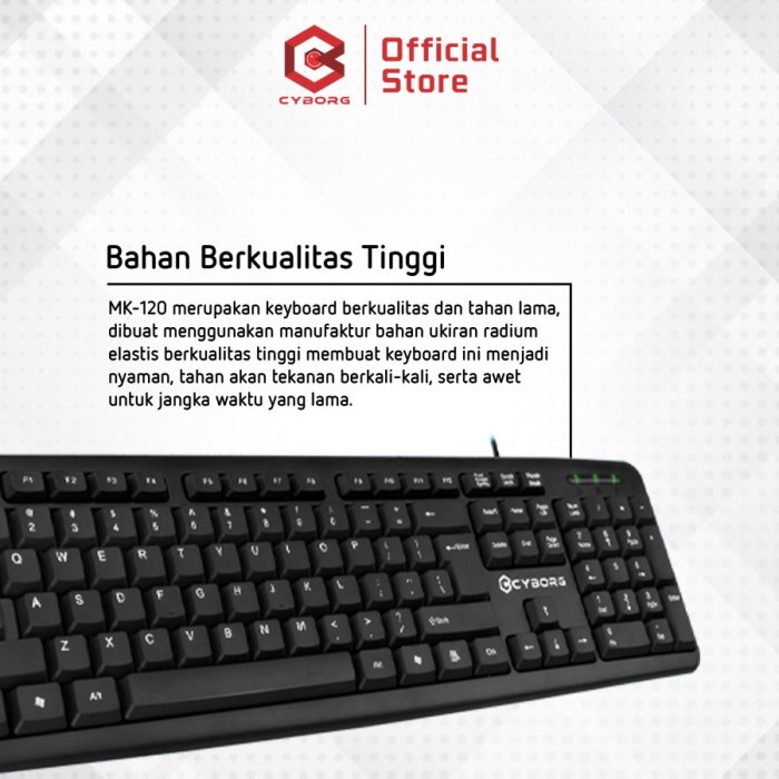 CYBORG MK-120 Keybord+Mouse Kabel Combo MK120