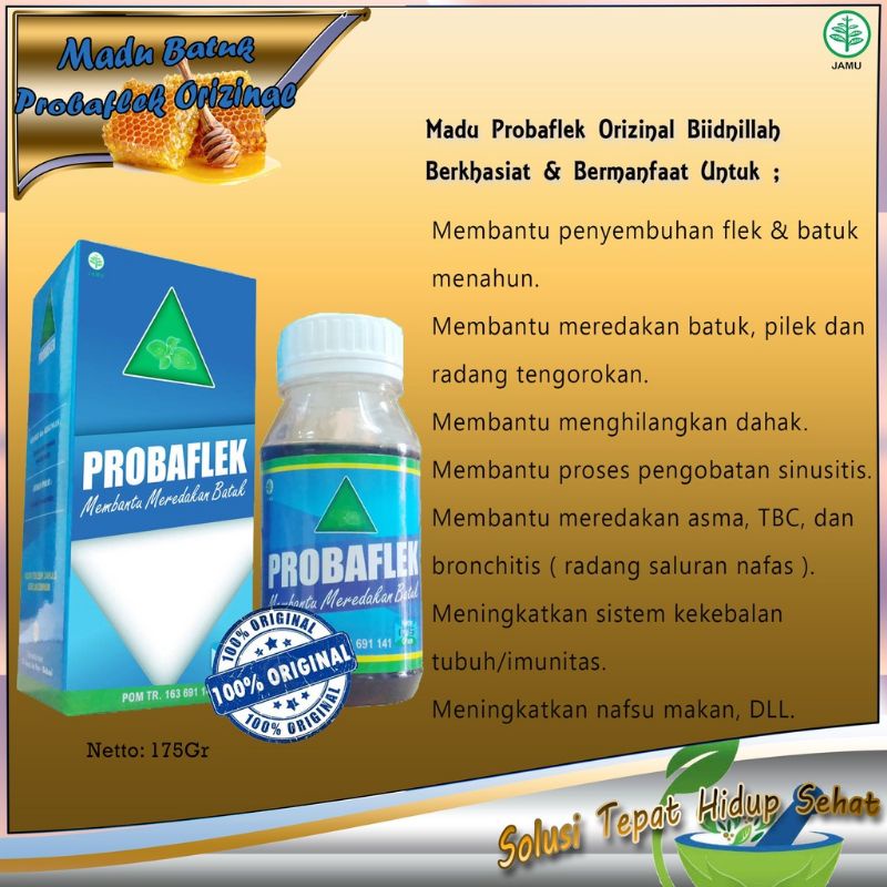 

Madu Probaflek 175ml / Meredakan Batuk Menahun / 100% Original