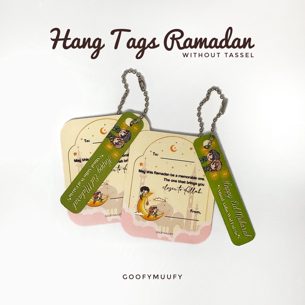 

[goofymuufy] HANG TAG LEBARAN TEBAL 2 IN 1 | UNTUK IDUL FITRI UCAPAN GANTUNG | HAMPER BINGKISAN LEBARAN PARSEL