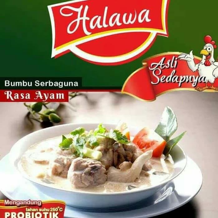 

HALAWA BUMBU PENYEDAP SEHAT ALAMI PROBIOTIK SIKLUS LENGKAP ORGANIK - Rasa Ayam