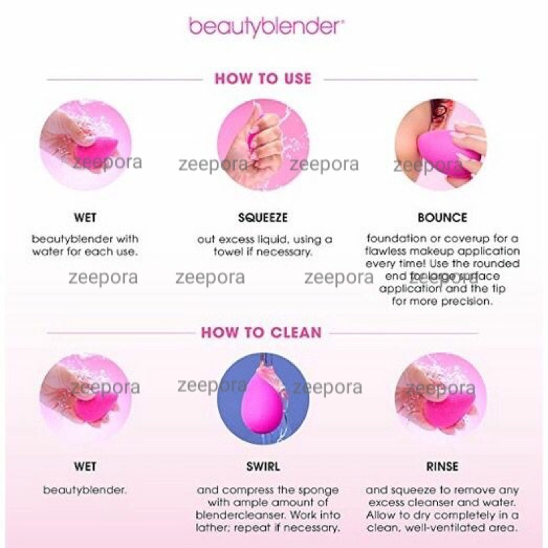 Beauty Blender Set isi 4 / sponge make up / spons make up
