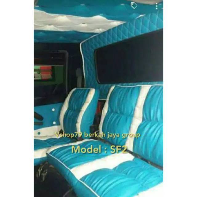 Sarung jok bungkus jok cover jok mobil mitsubishi L300 pickup full set atap kabin stir doortrim