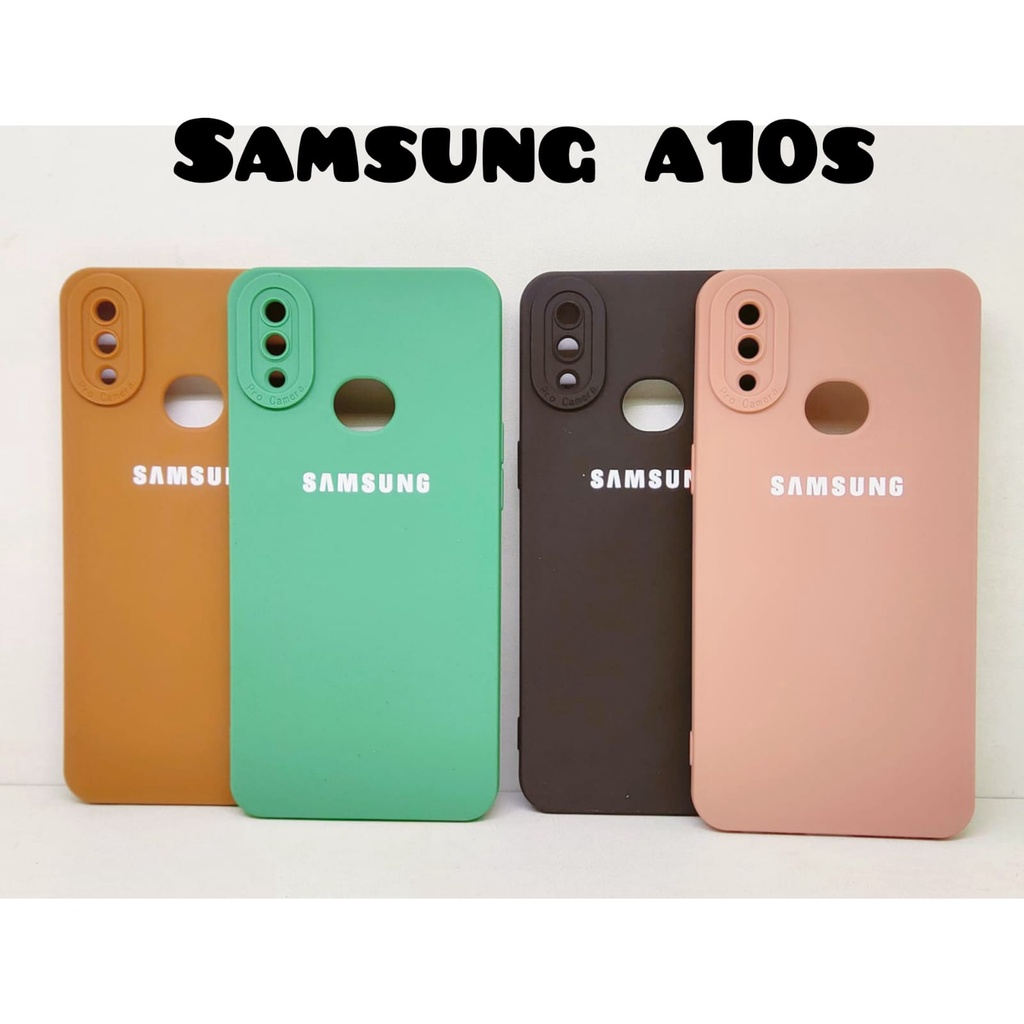 Luxury Soft Matte Case 9D Samsung A03 A10S A22 A11 A12 A02S A03S A51 A31 A32 M11 M12  Solid Color Angel Eye Lens