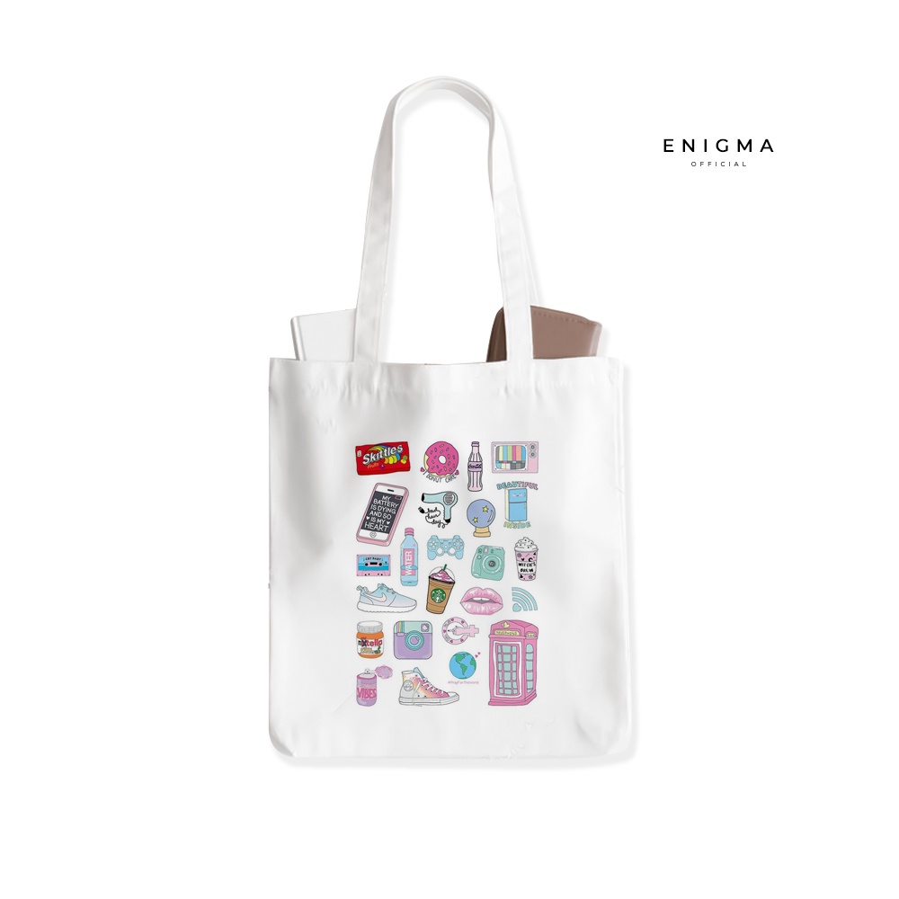 SALE TOTEBAG KANVAS ORIGINAL ENIGMA TOTEBAG KANVAS TOTEBAG WANITA