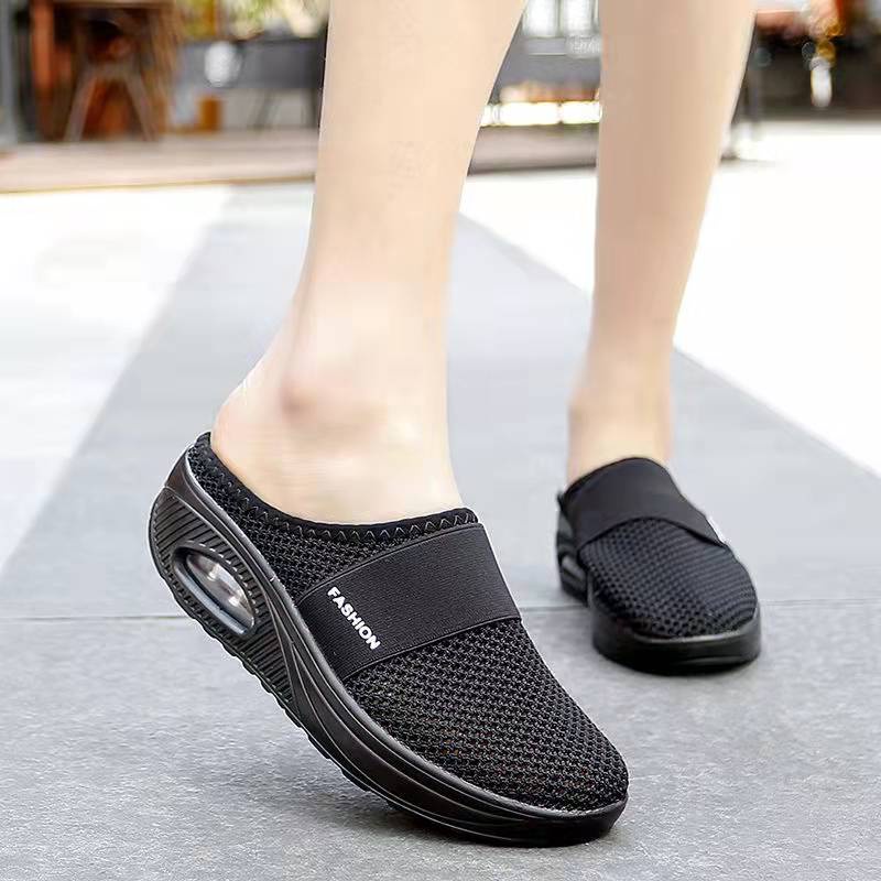 kano style Sepatu bantalan udara Ortopedi non-slip sol tebal Muller shoes Sandal berjalan ringan