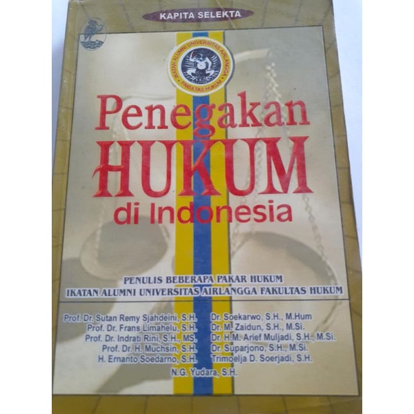 Penegakan Hukum Di Indonesia-Universitas Airlangga