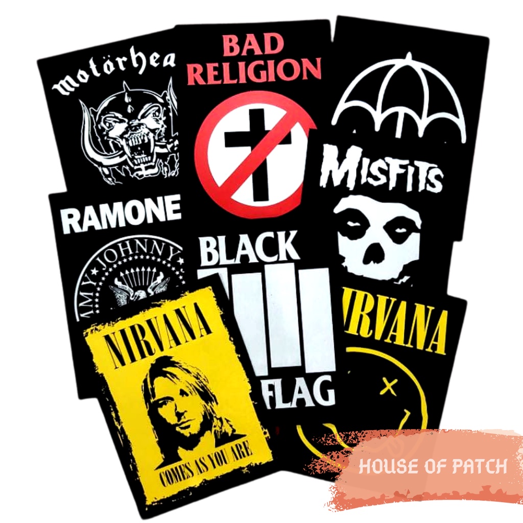 BACKPATCH SABLON / BACKPATCH BAND / BACKPATCH / EMBLEM BESAR / PATCH BESAR / BACK PATCH