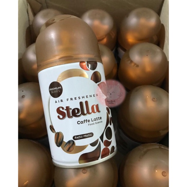 [225ML] [DEPKES] Stella Caffe Latte | Aroma Kopi Coffee Pengharum Ruangan Reffil Otomatis Spray 225ml_Cerianti