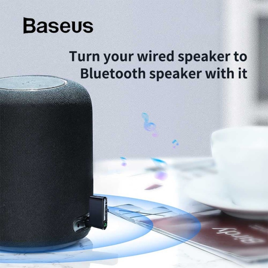 Baseus Car Bluetooth Receiver Aux 3.5mm Wireless Audio Receiver