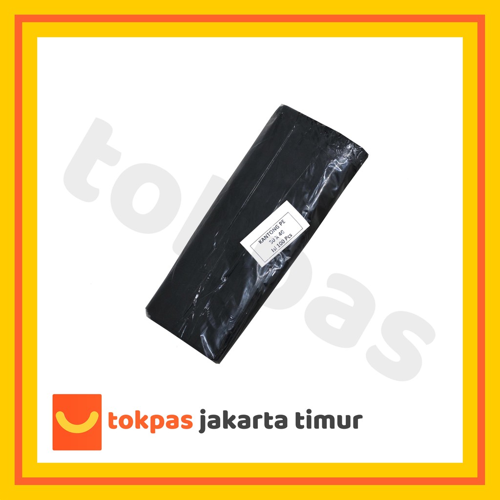 Plastik Packing plastik sampah kecil ukuran 30 x 40 warna Hitam