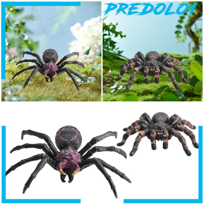 [PREDOLO1] Spider Figures Preschool Toy Learning for Halloween Party Kids Toddlers