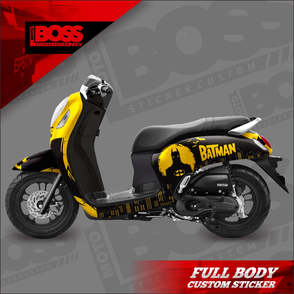 Decal Stiker Sticker Honda Scoopy 2021 2022 Full Body Dekal Stiker Custom New Scoopy 2021 2022 Strip