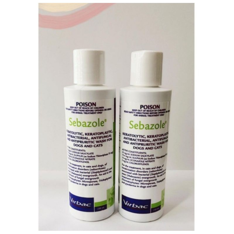 Sebazole Shampoo - shampoo Jamur Anjing Kucing