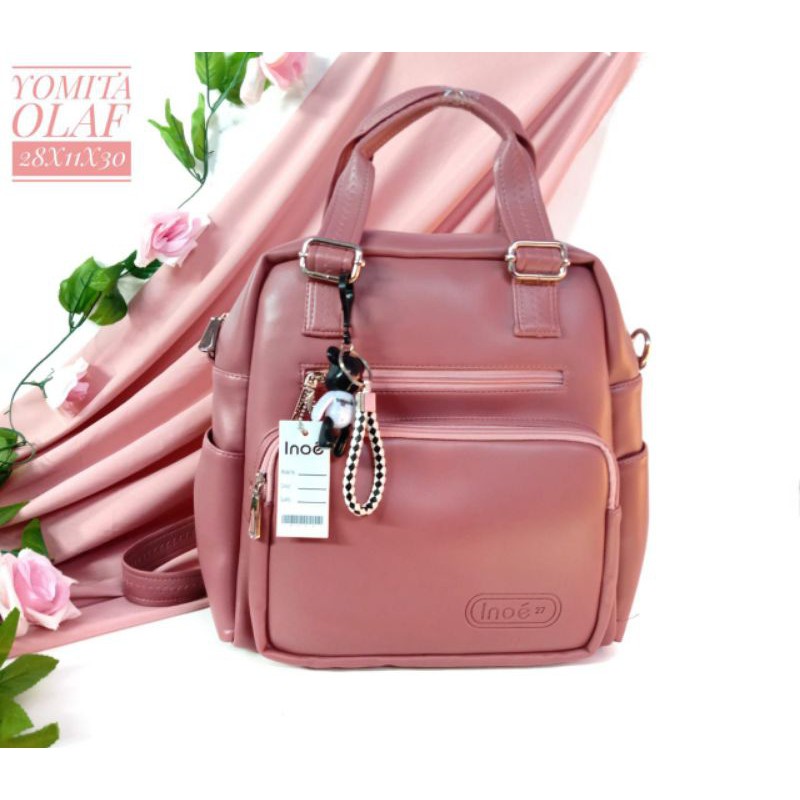 tas 3in1 yomita by inoe (tas ransel, tas selempang, tas jinjing)