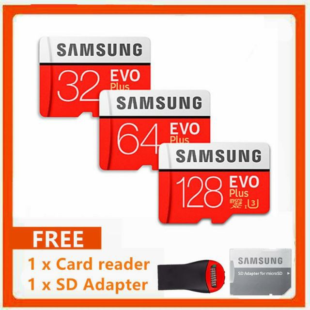 Samsung Memory Card TF Class 10 Kapasitas 64GB / 32GB / 128GB / 256GB