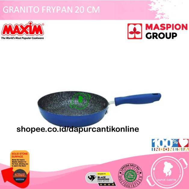 FRYPAN GRANITO 20 CM MAXIM TEFLON MASPION