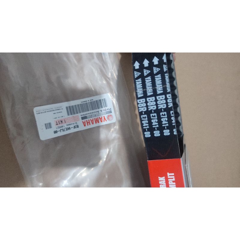 VANBELT V BELT PANBEL KIT LEXI ASLI ORI YAMAHA B3F WE76J 00