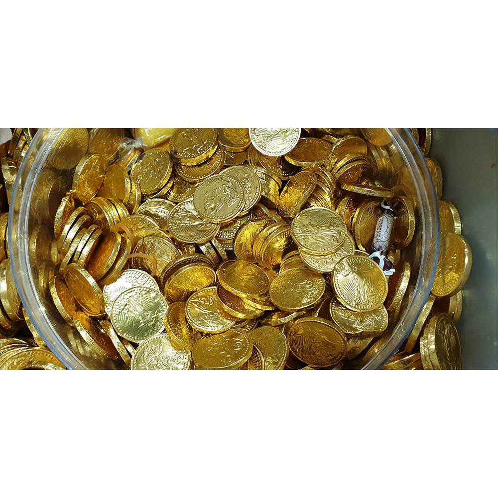 

Coklat Koin Emas/Cemilan Coklat Koin Emas