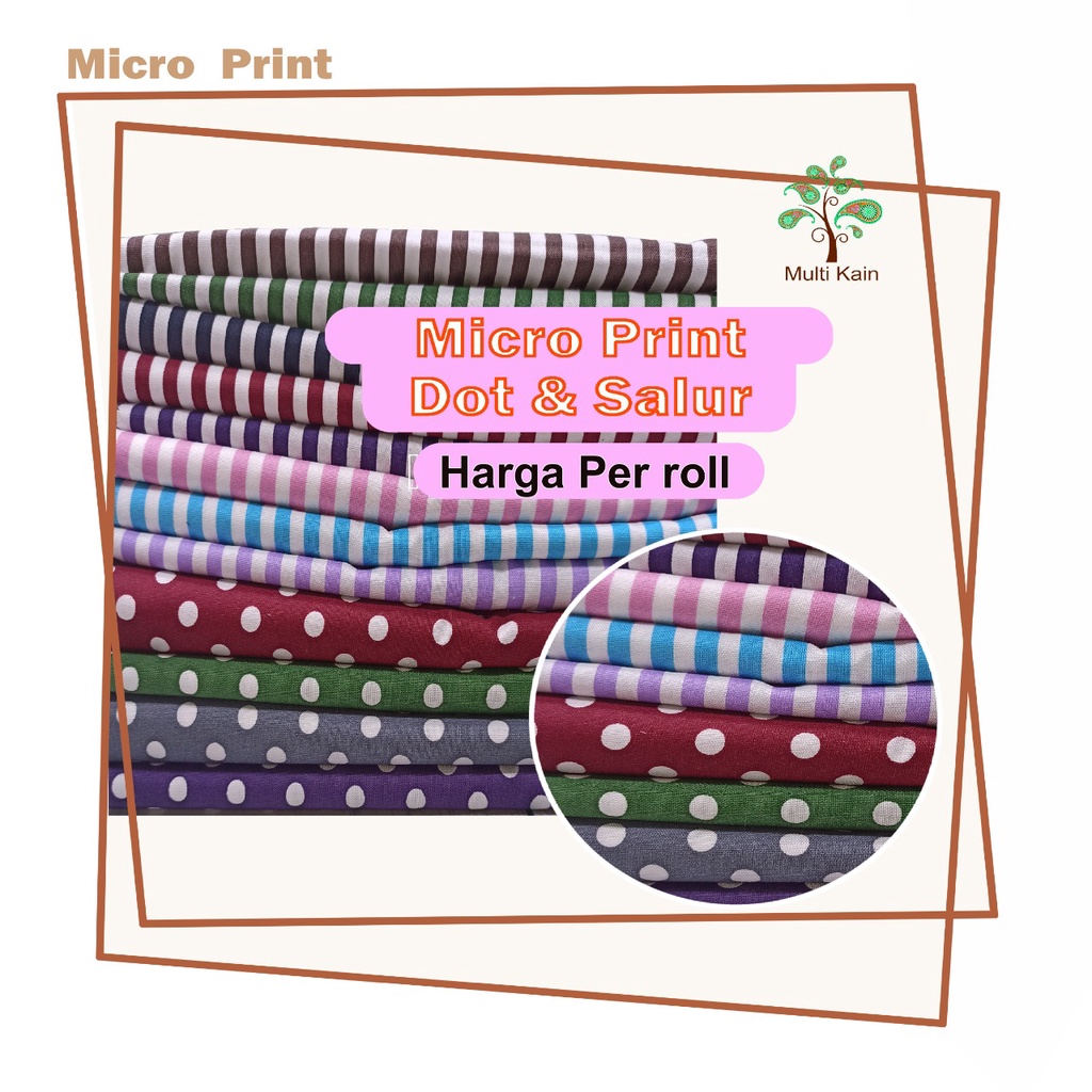 multi kain micro salur dot onde dekorasi backdrop background lebar 2.4 meter harga per roll