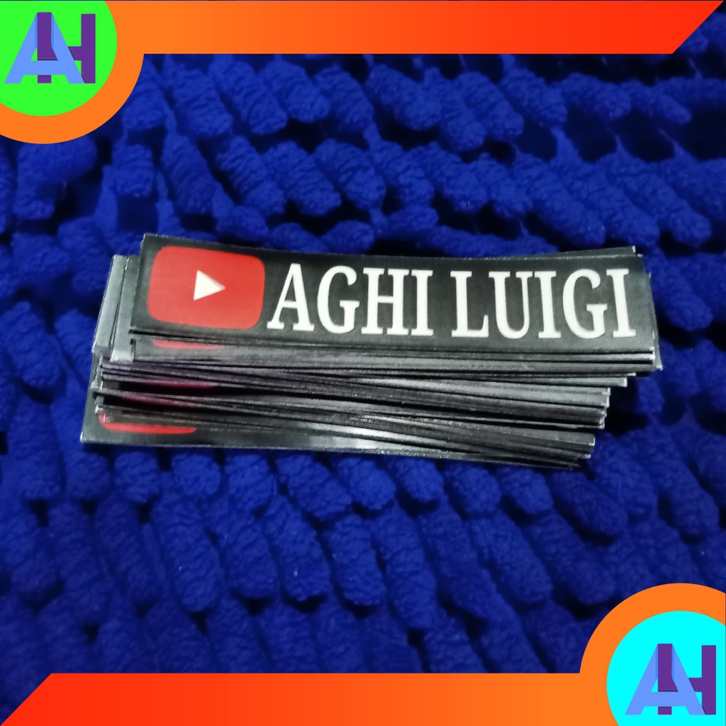 

(REAL! isi 30) Sticker Costum Nama Youtube. Sticker Youtuber Set. Sticker Youtube Subscriber. Vynil