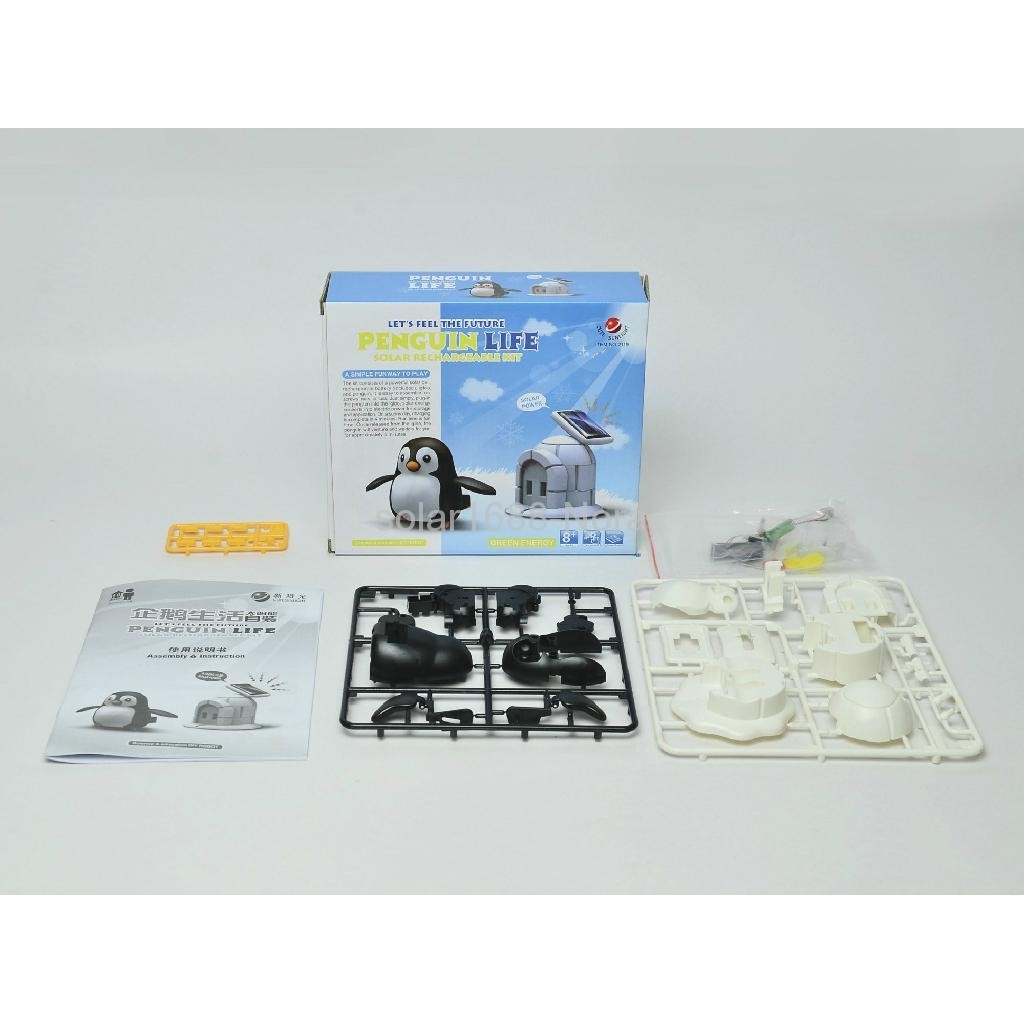 Solar Robot Kit Pinguin / Solar Robot kehidupan Pinguin / Pinguin life