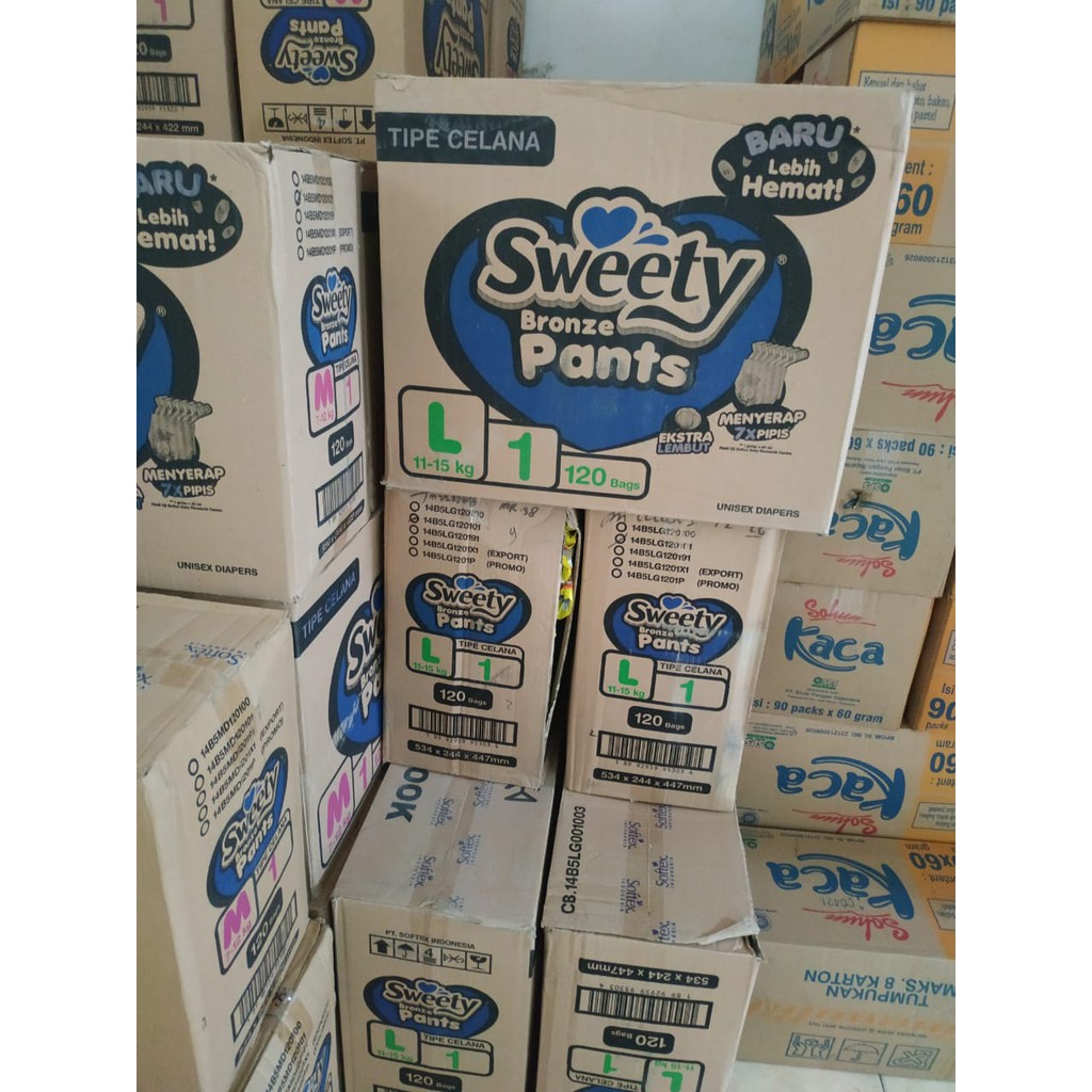 Sweety Bronze Pants Size L isi 120 sachet | Rencengan /KARTON