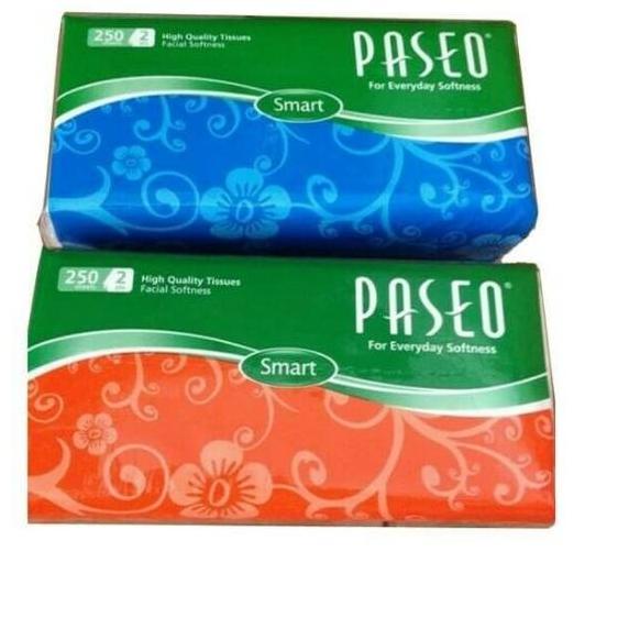 ❁ Tissue Paseo Smart 250 Lembar 2Ply / Tissue Paseo 250 Lembar / Tissue Wajah Paseo ♧