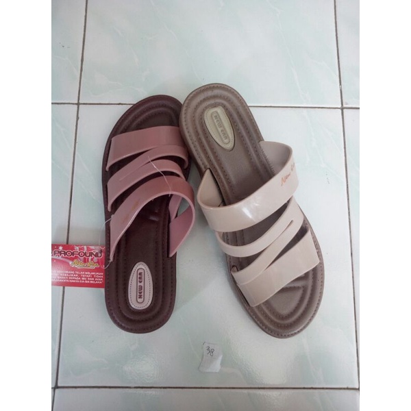 Sandal wedges selop NEW ERA