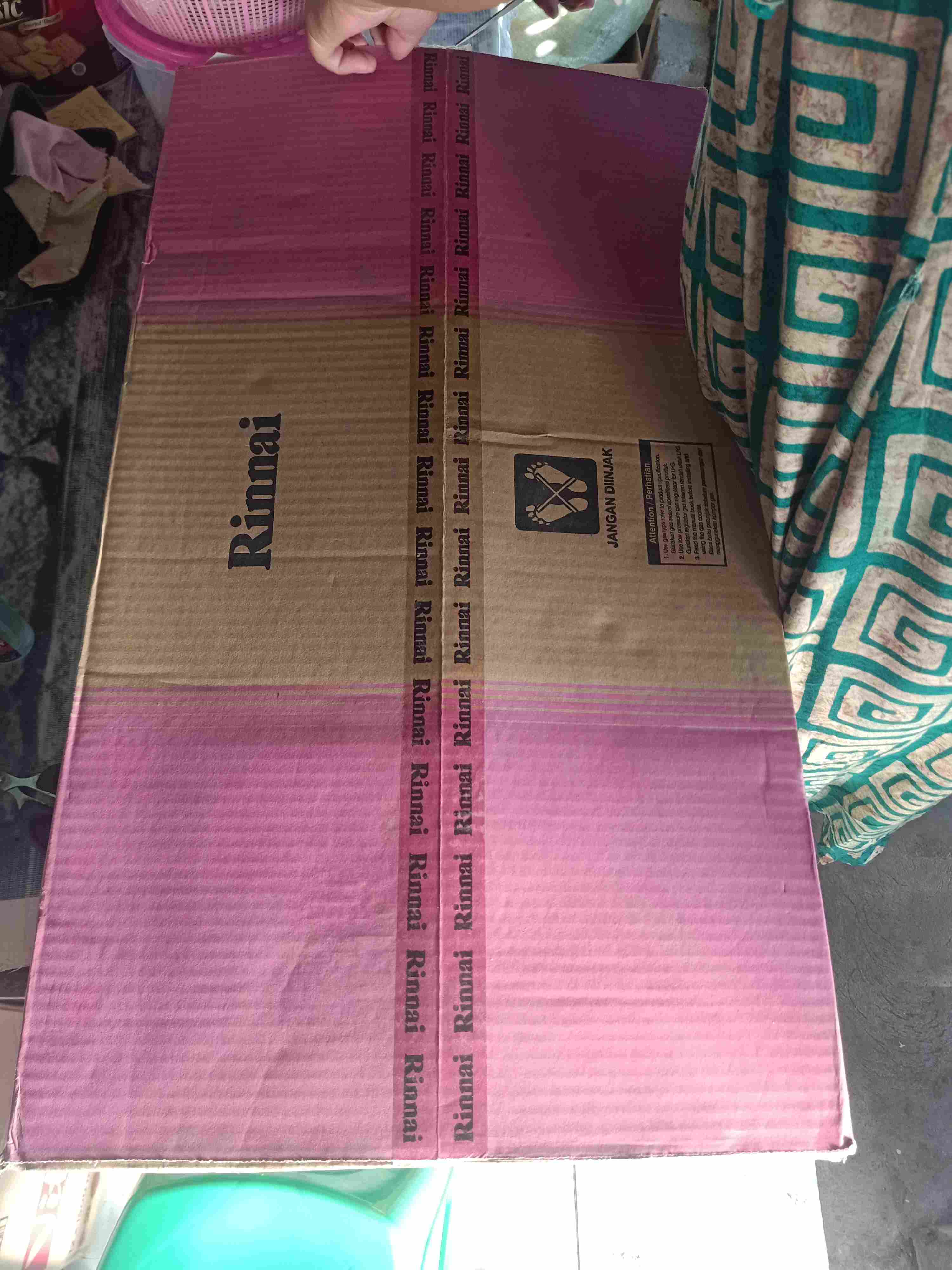 Rinnai Kompor Gas 2 Tungku Ri 522a - 522 A - Ri522a Ada Api Lilin Kecil Sni Original