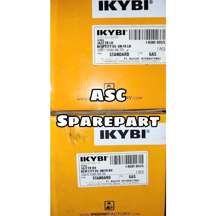Shock Breaker Depan Honda Jazz / New City - Ikybi #98