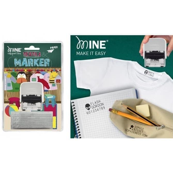 

(BISA COD) Mine Stamp Textile Marker PRODUK TERBATAS Kode 387