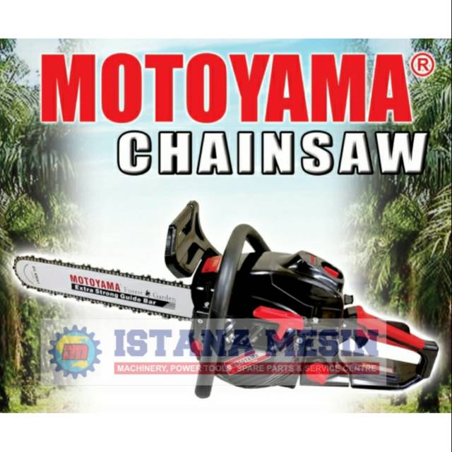 SINSO MESIN POTONG KAYU SENSO 24" MOTOYAMA CS 10000 BAR BAJA