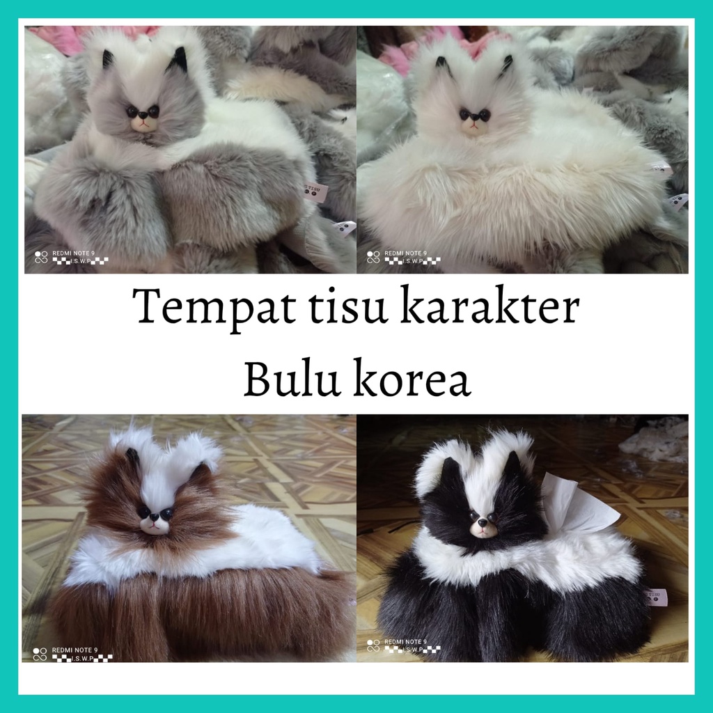 Gratis Ongkir-Tempat tisu karakter kucing