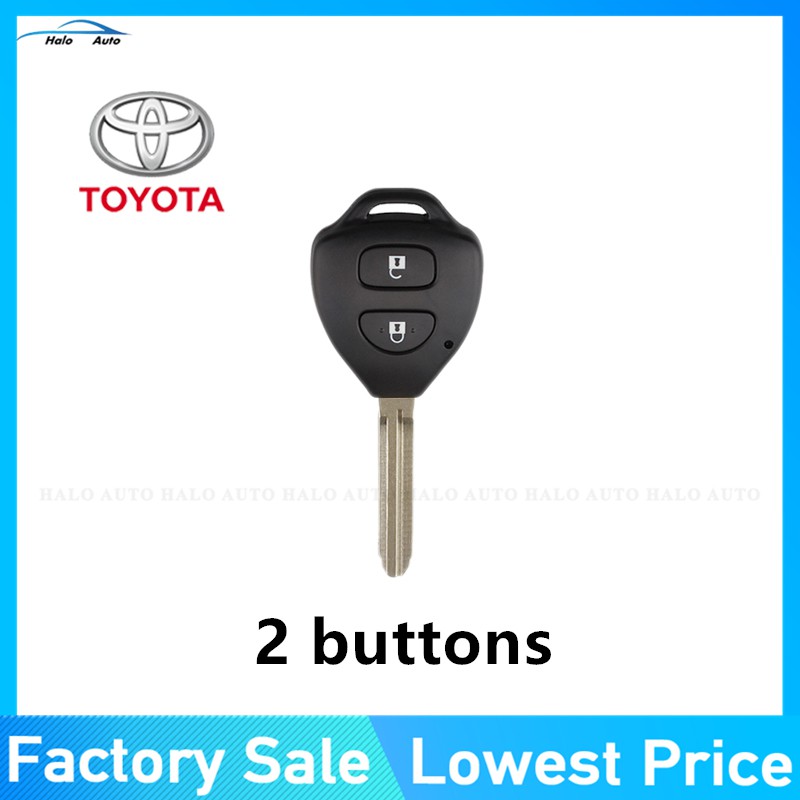 2/3/4 Buttons Remote Car Key Case Shell FOB For Toyota Camry Corolla Avalon Venza