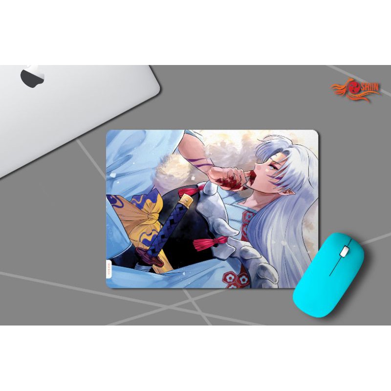 MOUSEPAD 23X31 CM TEMA ANIME INUYASHA SESHOMARU TIPE 02