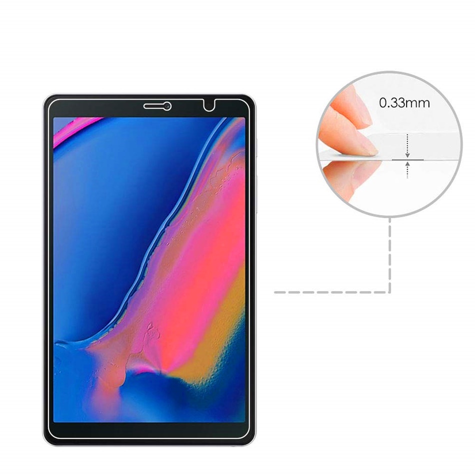 2pcs / Pak Pelindung Layar Tempered Glass Untuk Samsung Galaxy Tab A 8.0 2019 SM-T290 / T295 / T297 (2019)