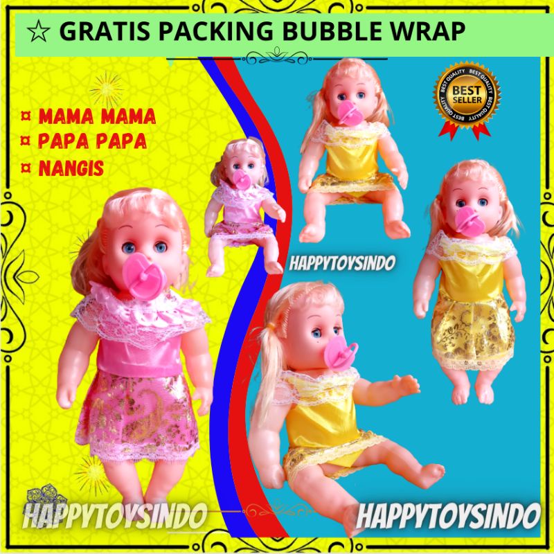 Maenan Boneka Dot Susan Nangis Mama Mama Papa Papa Maenan Mainan Maianan Anak Perempuan Cewe Cewek B