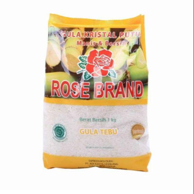 

Gula pasir rosebrand kuning 1 kg