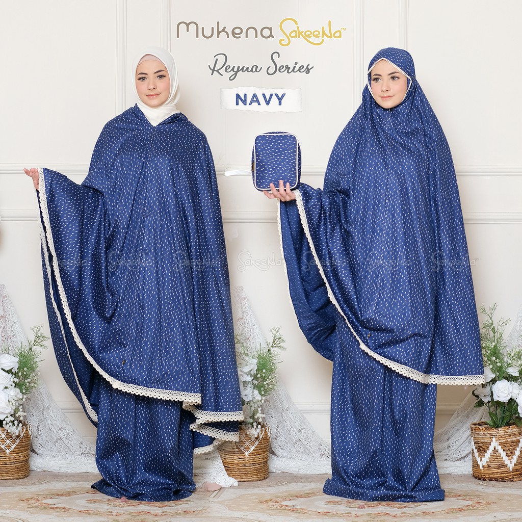 MUKENA SAKEENA - Reyna Series 2 in 1 Katun Jepang