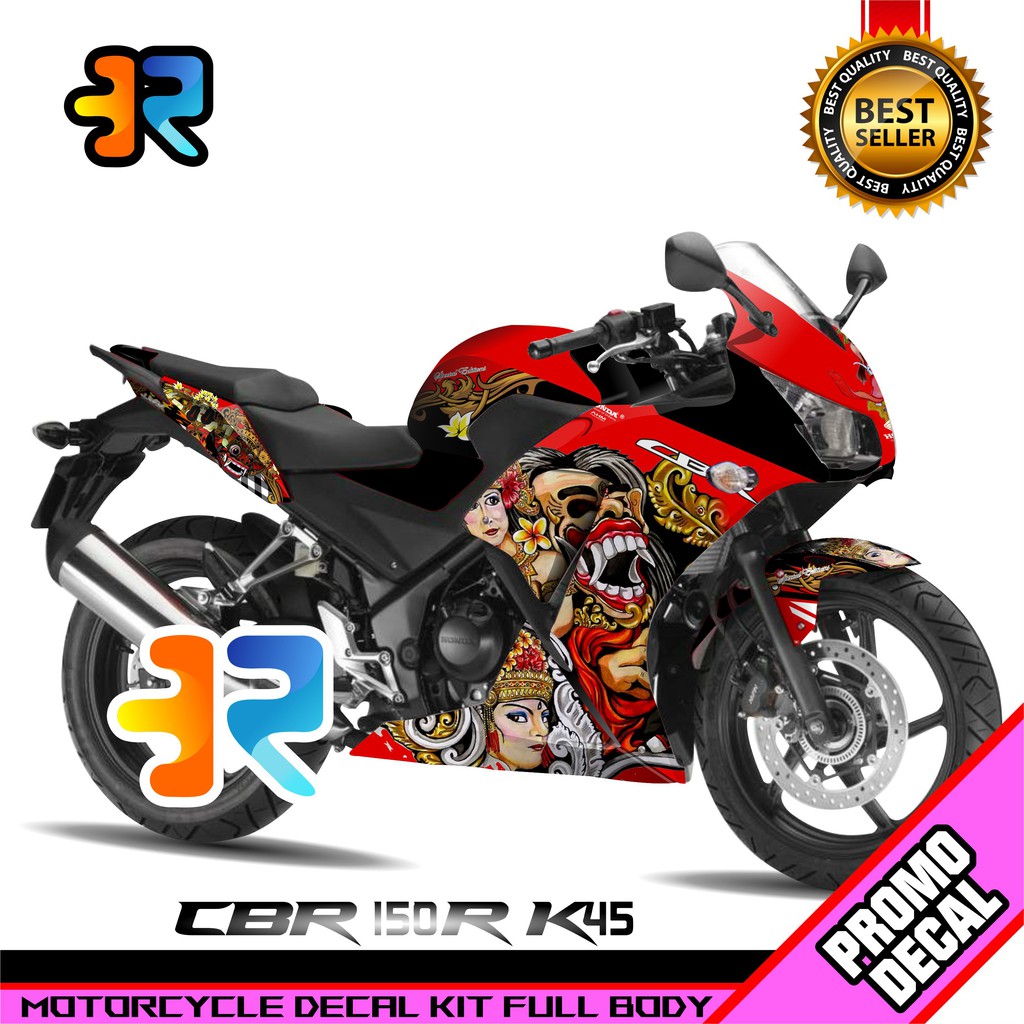 Decal Motor CBR 150R K45 Desain Barong Sticker Decal Full Body