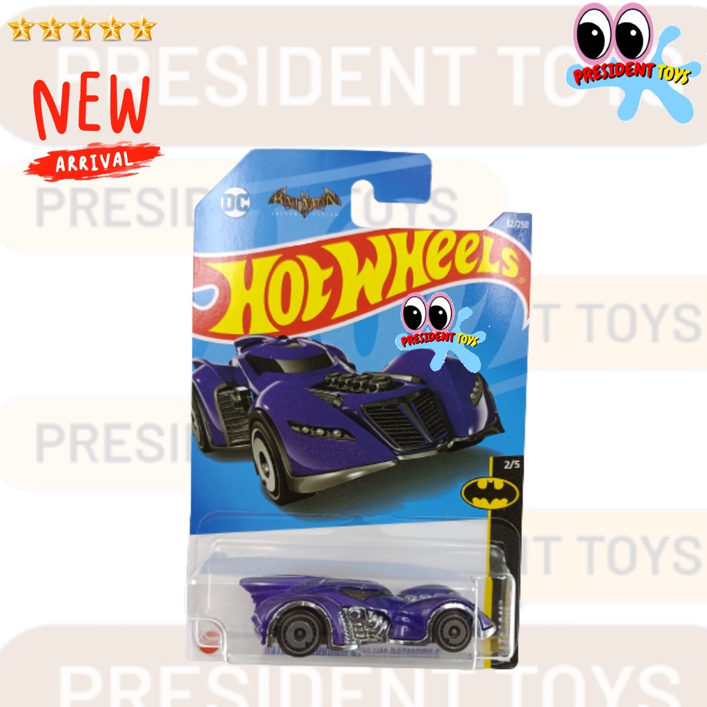 Hot Wheels Batman Arkham Asylum LOTE M 2022 PRESIDENT TOYS