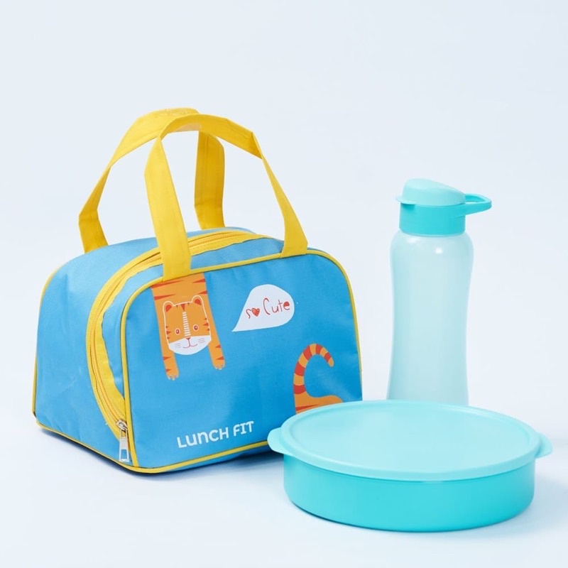 Kotak makan lunch bag set / Tas bekal / Kotak makan anak